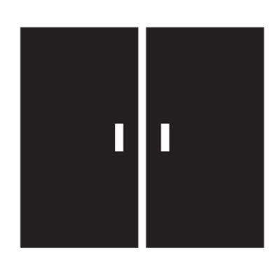 Interior Double Door Configuration