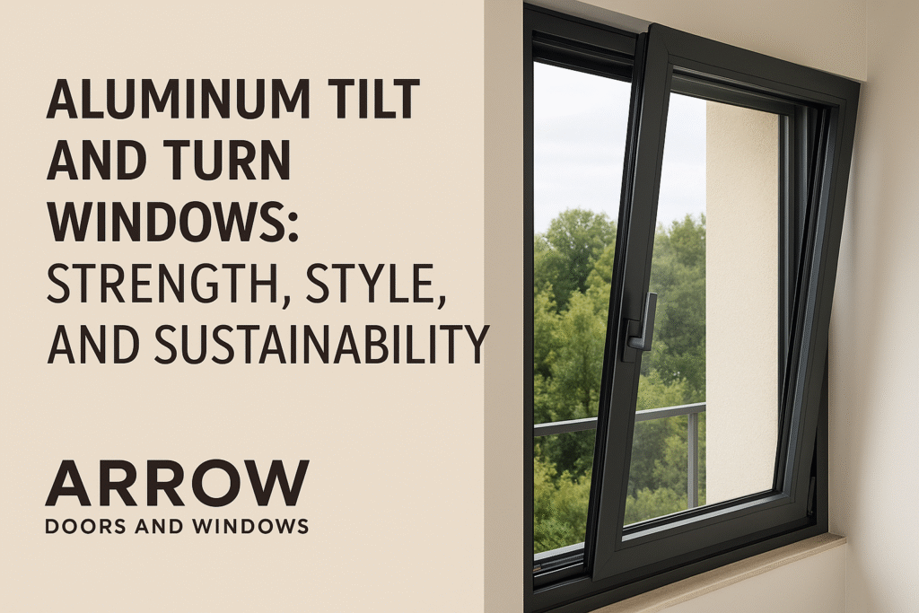 Aluminum Tilt and Turn Windows Strength, Style, and Sustainability